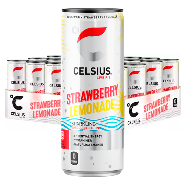 Celsius Strawberry Lemonade 24st x 355ml