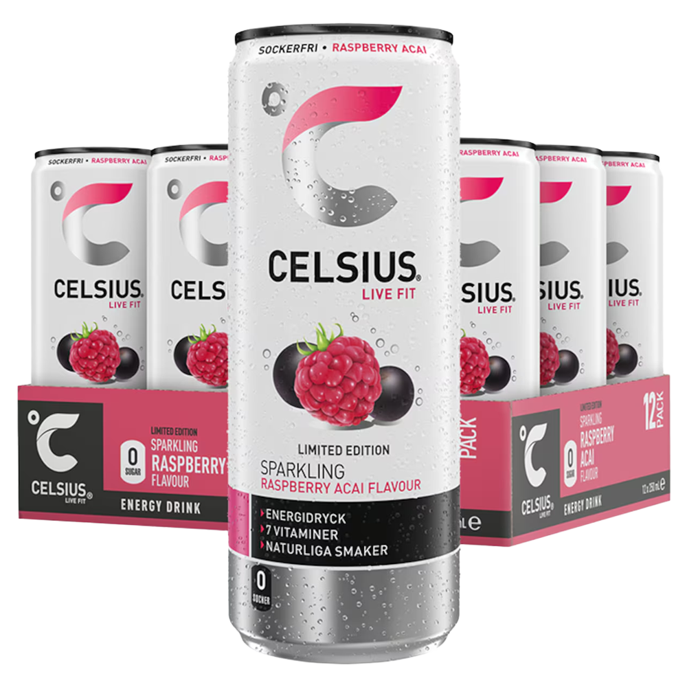 Celsius Raspberry Acai 25cl x 12st