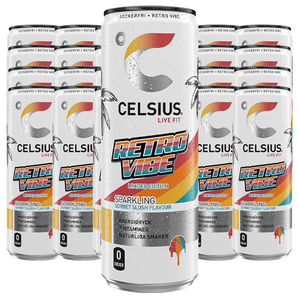 Celsius Retro Vibe Limited 24st x 355ml