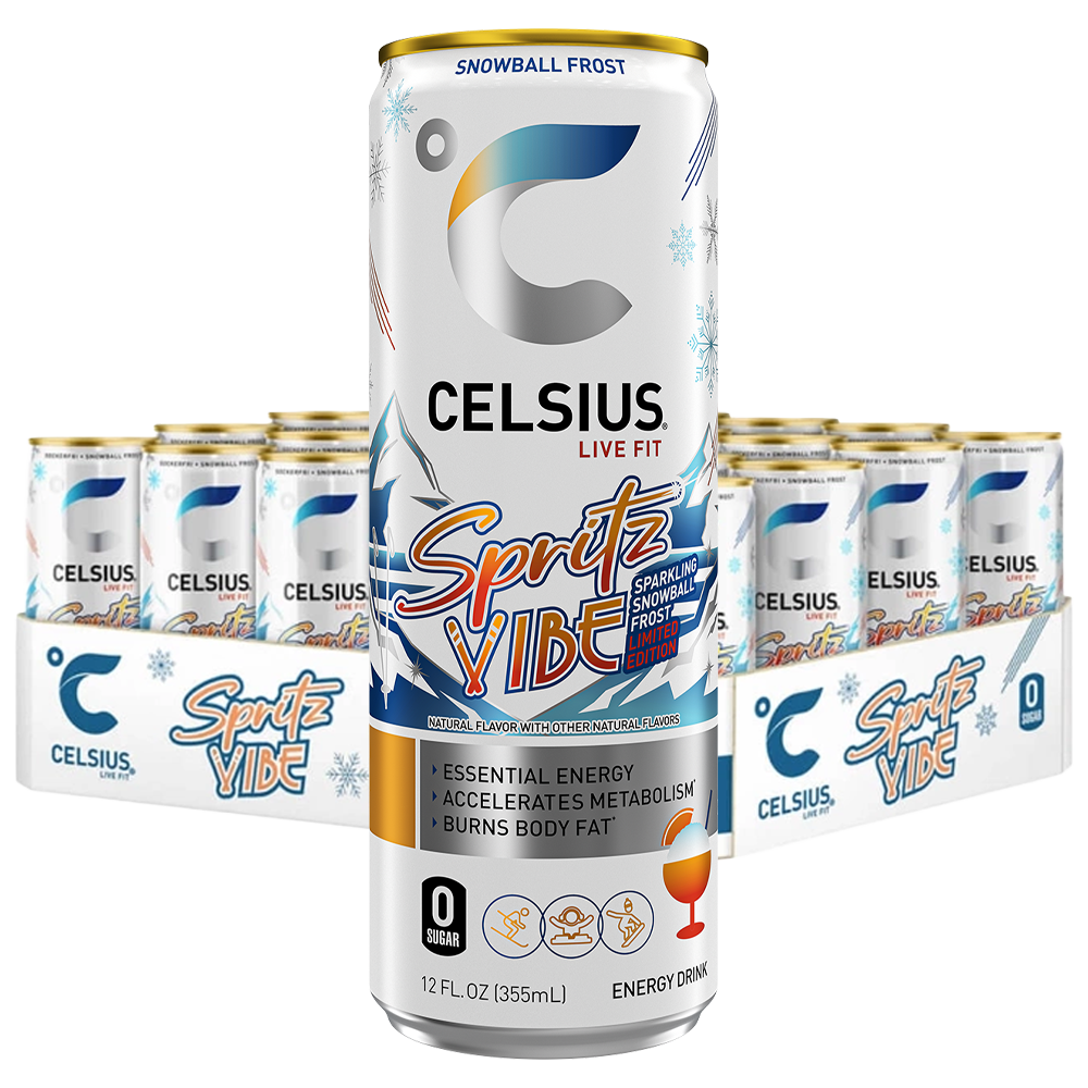 Celsius Spritz Vibe 355ml x 24st