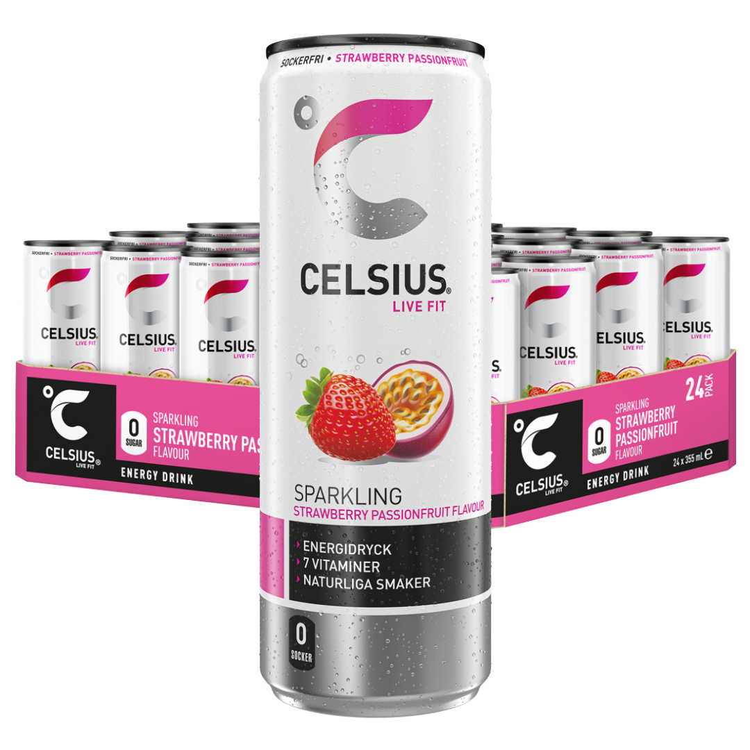 Celsius Strawberry Passion 24st x 355 ml