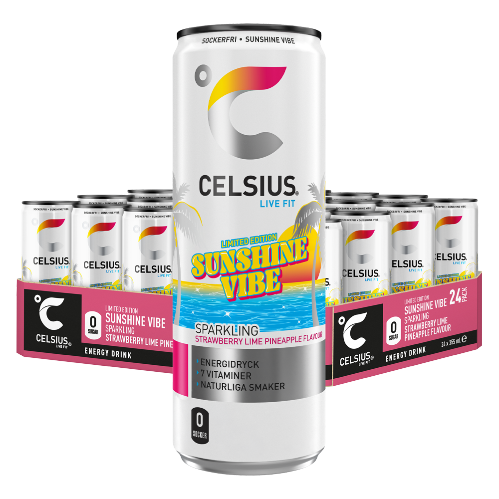 Celsius Sunshine Vibe 24st x 355ml