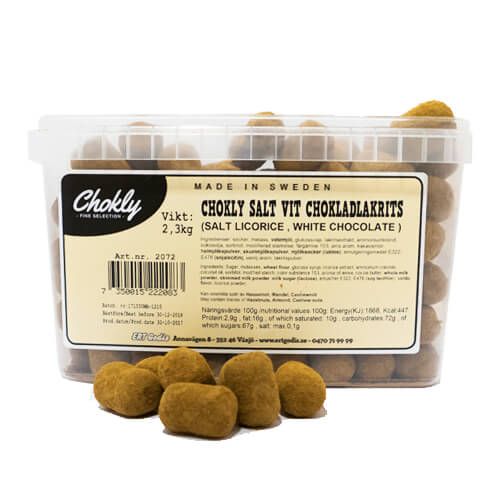 CHOKLY SALT VIT CHOKLADLAKRITS