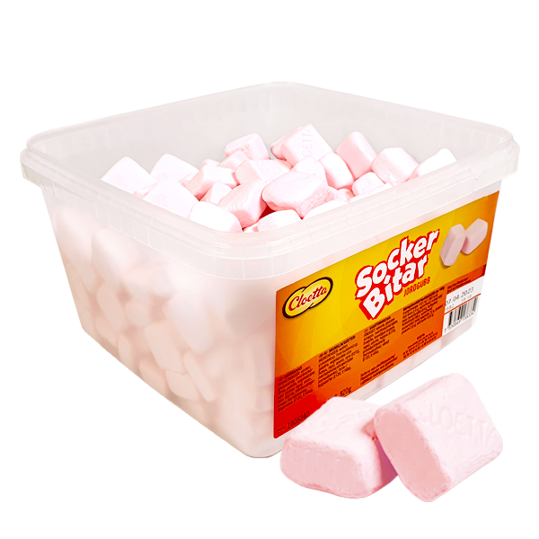 Cloetta Sockerbitar Jordgubb 820g