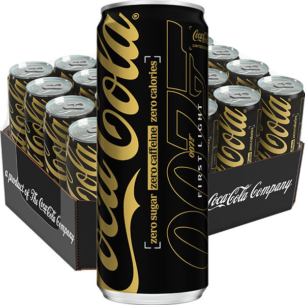 Coca Cola Zero Koffeinfri 33cl x 20st