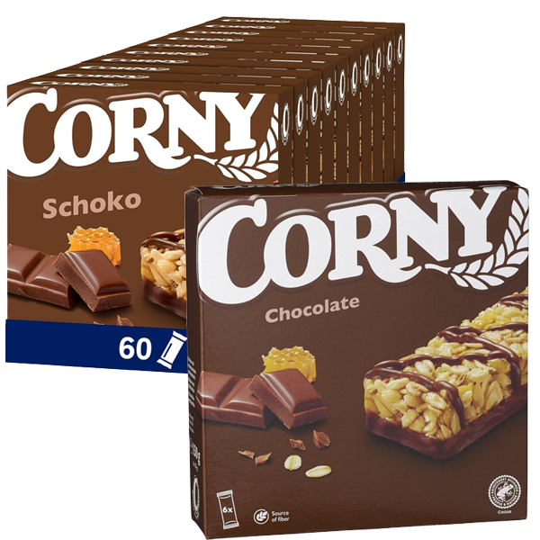 Corny Bars Choklad 6-pack 25g x 10st