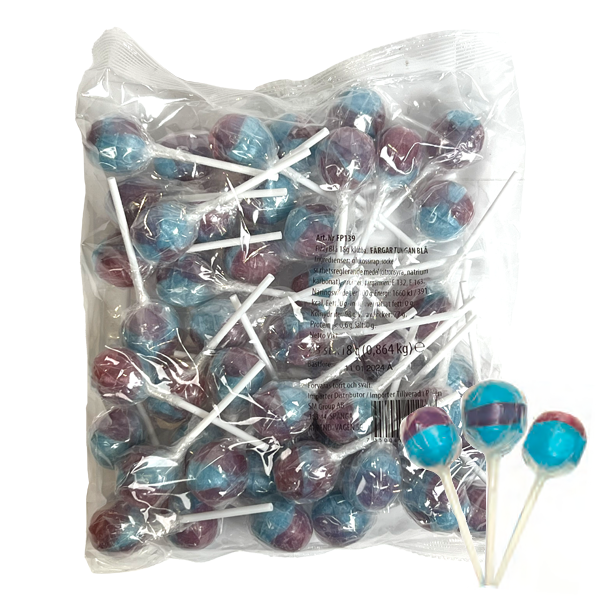 GUMPOP FIZZY BLÅ 48st