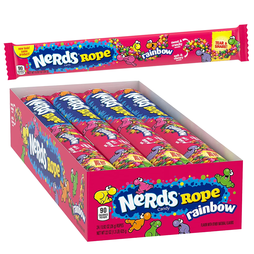 Nerds Rainbow Rope 26g x 24st