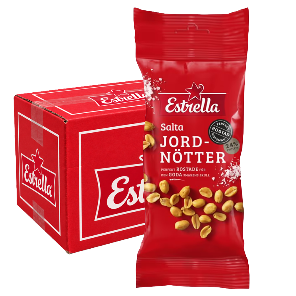 Estrella Salta Jordnötter 60g x 15st