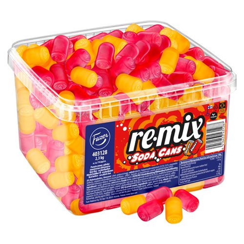 Fazer Remix Soda Cans 2,3kg