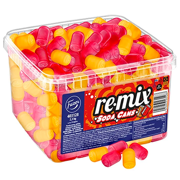 Fazer Remix Soda Cans 2,3kg