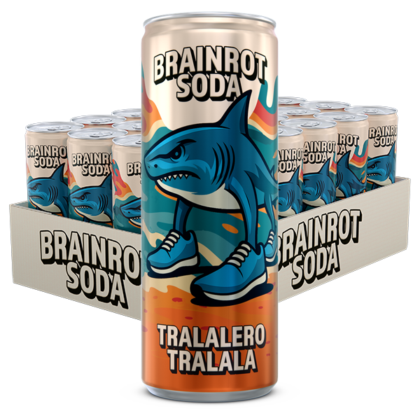 Brainrot Soda Tralalero Tralala 24st