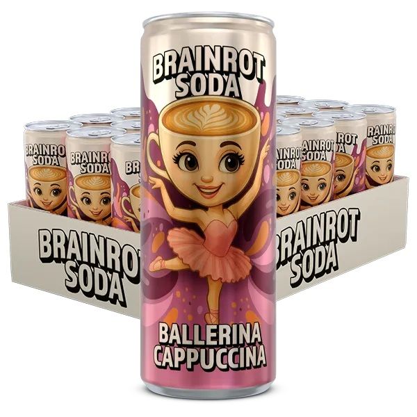 Brainrot Soda Ballerina Cappuccina 24st