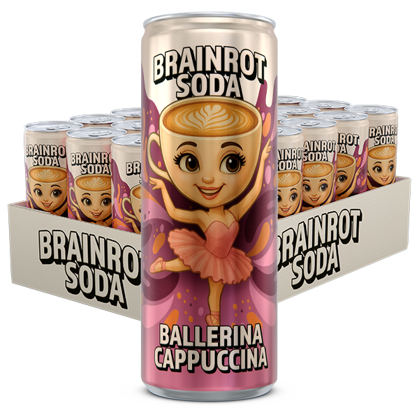 Brainrot Soda Ballerina Cappuccina 24st