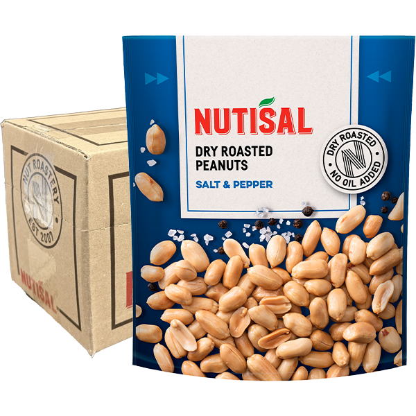 Nutisal Roast Peanut Salt&Pepper 8x175g
