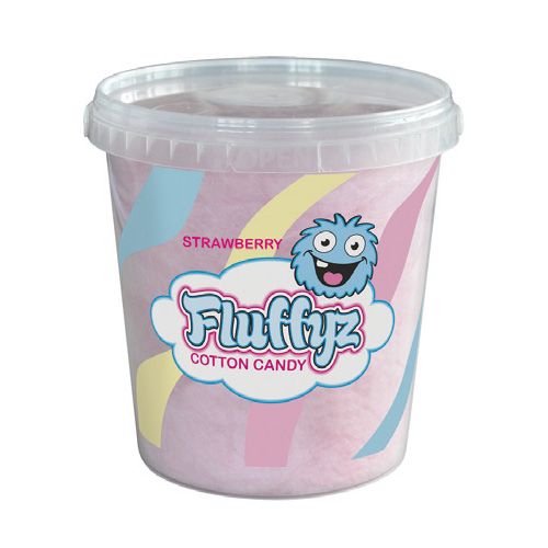Sockervadd Fluffyz Jordgubb 50g x 6st