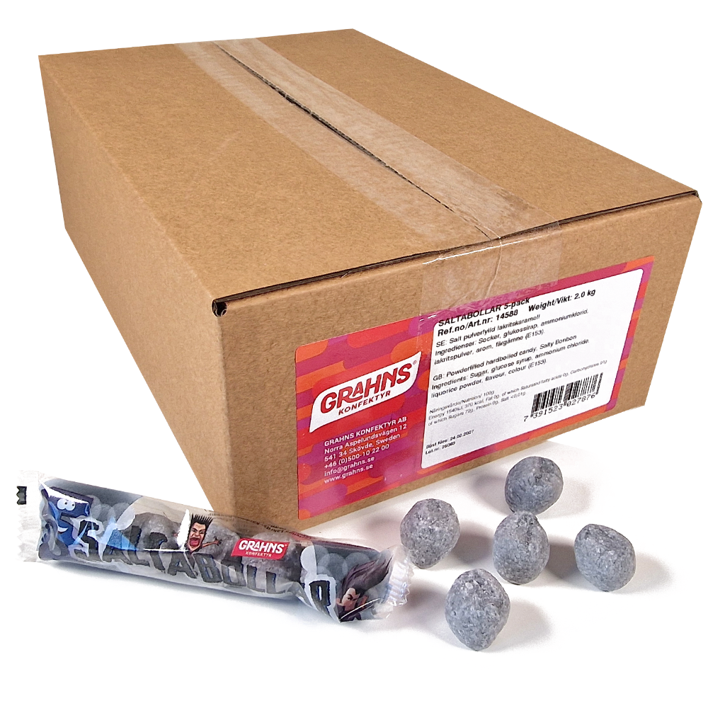 SALTA BOLLAR 5-PACK 2 KG