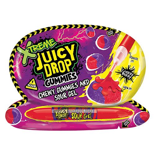 Juicy Drop Gummies Extreme Sour 57g x 12