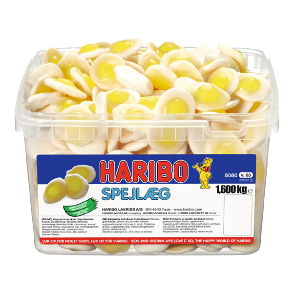Haribo Stekta Ägg 1,6 kg