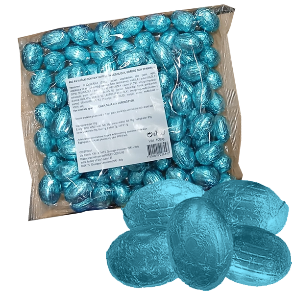 Staniolägg vitchoklad med crisp - 1kg