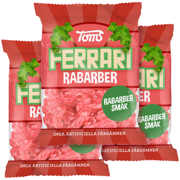 3st - Ferrari Rabarber 120g