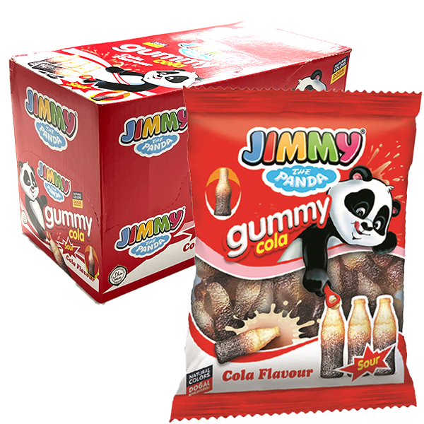 Jellioo Sour Cola Bottle 80g x 12st