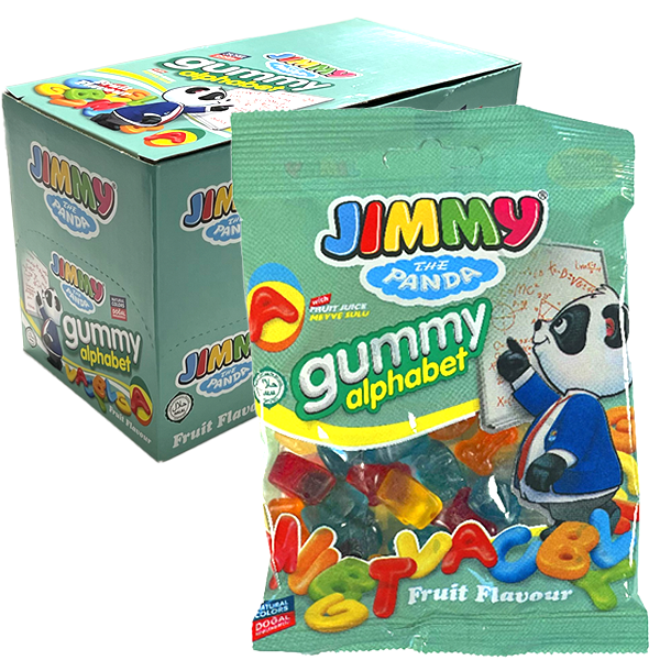 Jellioo Alphabet 80g x 12st