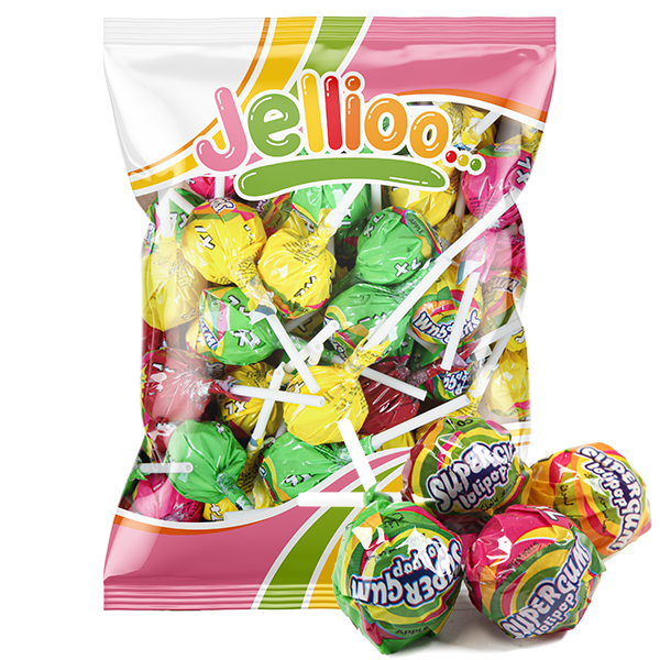 Super Gum Lollipop Mix 53-pack