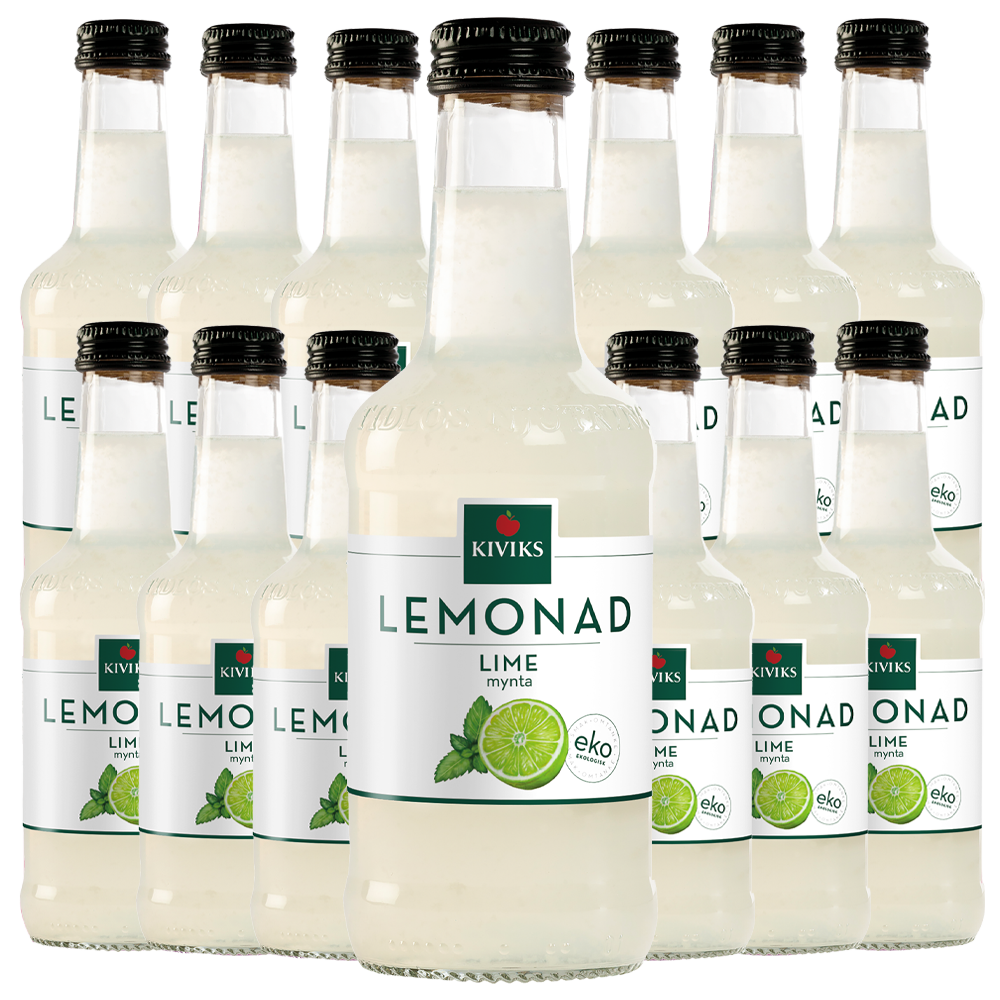 Kivik Lemonad Eko Lime Mynta 12x 27,5cl