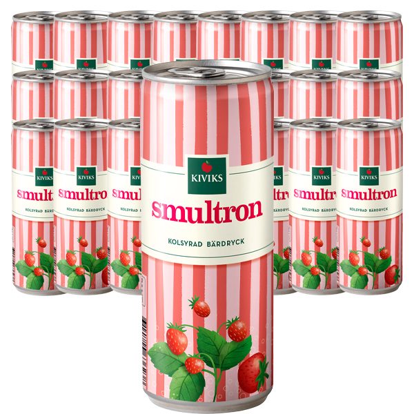 Kiviks Kolsyrad Smultron 33cl x 24st