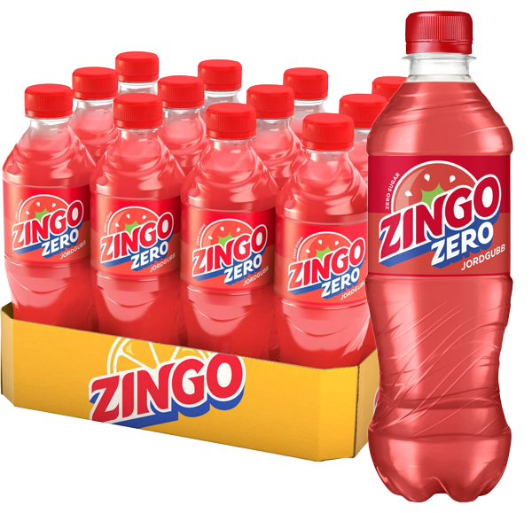 Zingo Jordgubb Sockerfri 50cl x 12st