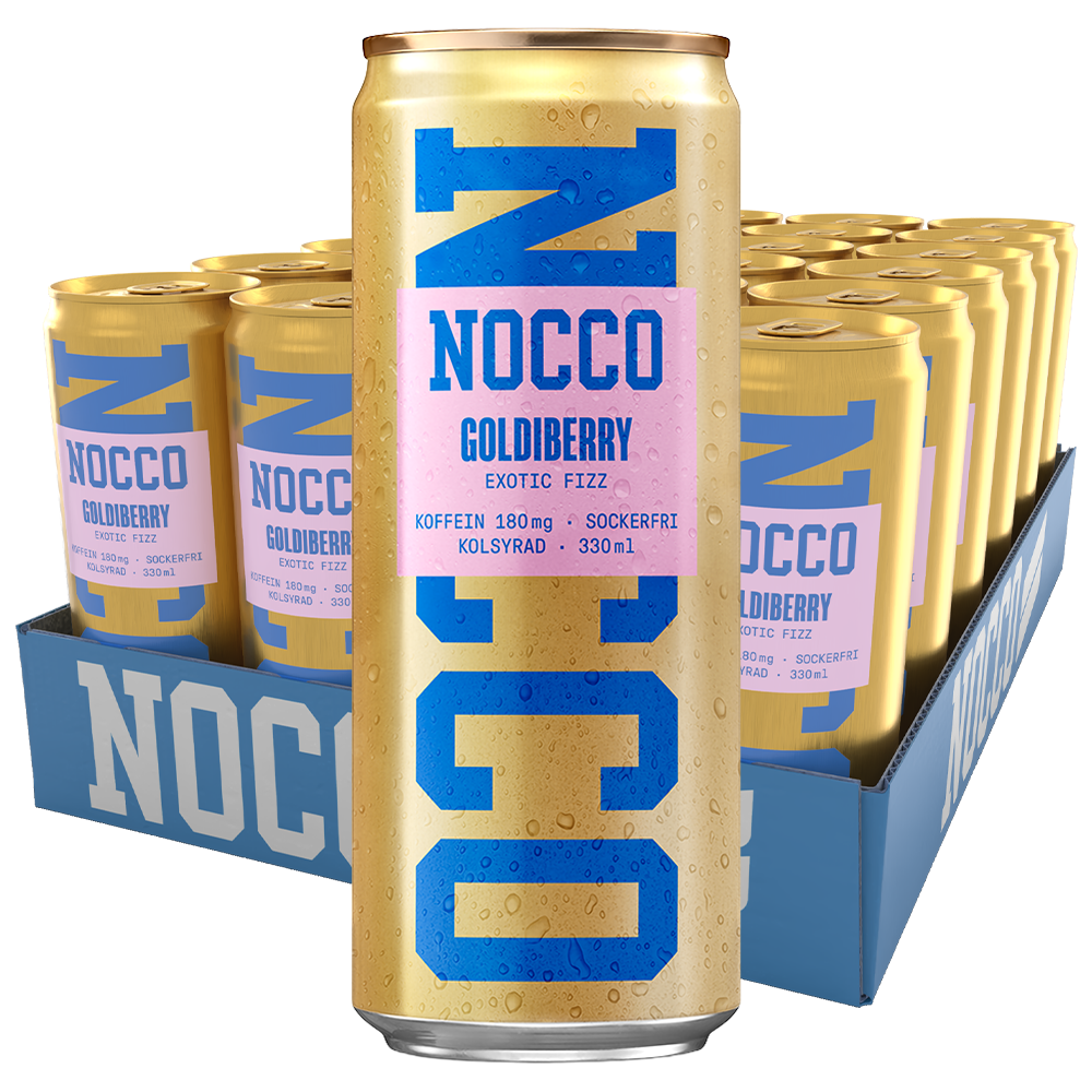Nocco Goldiberry Exotic Fizz 33cl x 24st