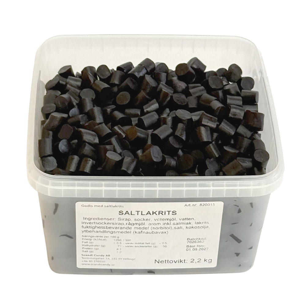 Saltlakrits 2.2kg