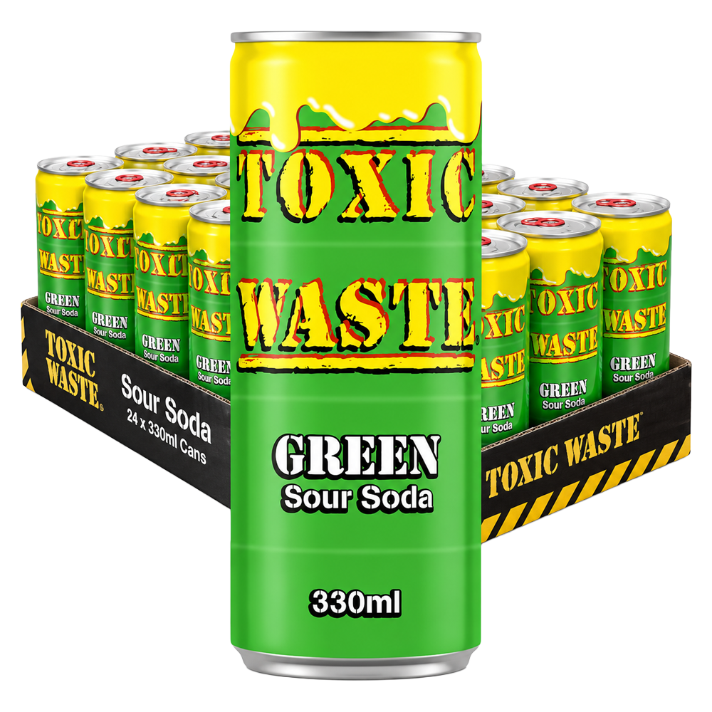Toxic Waste Soda Green 33cl x 24st