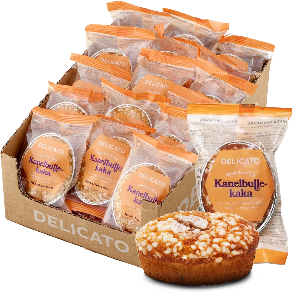 Delicato Kanelbullekaka 25-pack