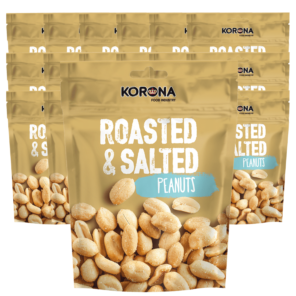 Korona Roasted & Salted Peanut 100g 18st
