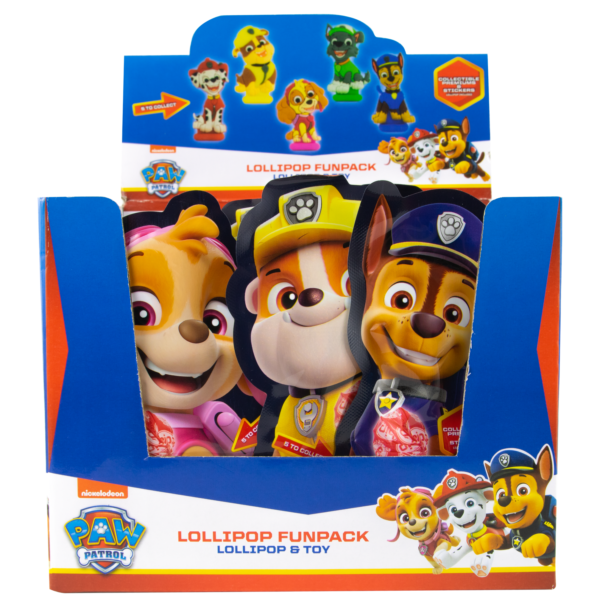 Paw Patrol Lollipop fun pack 10g x 24st