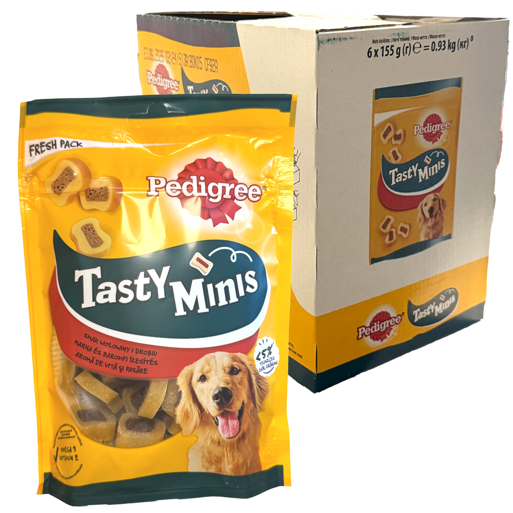 Pedigree Tasty Minis Slices 155g x 6st