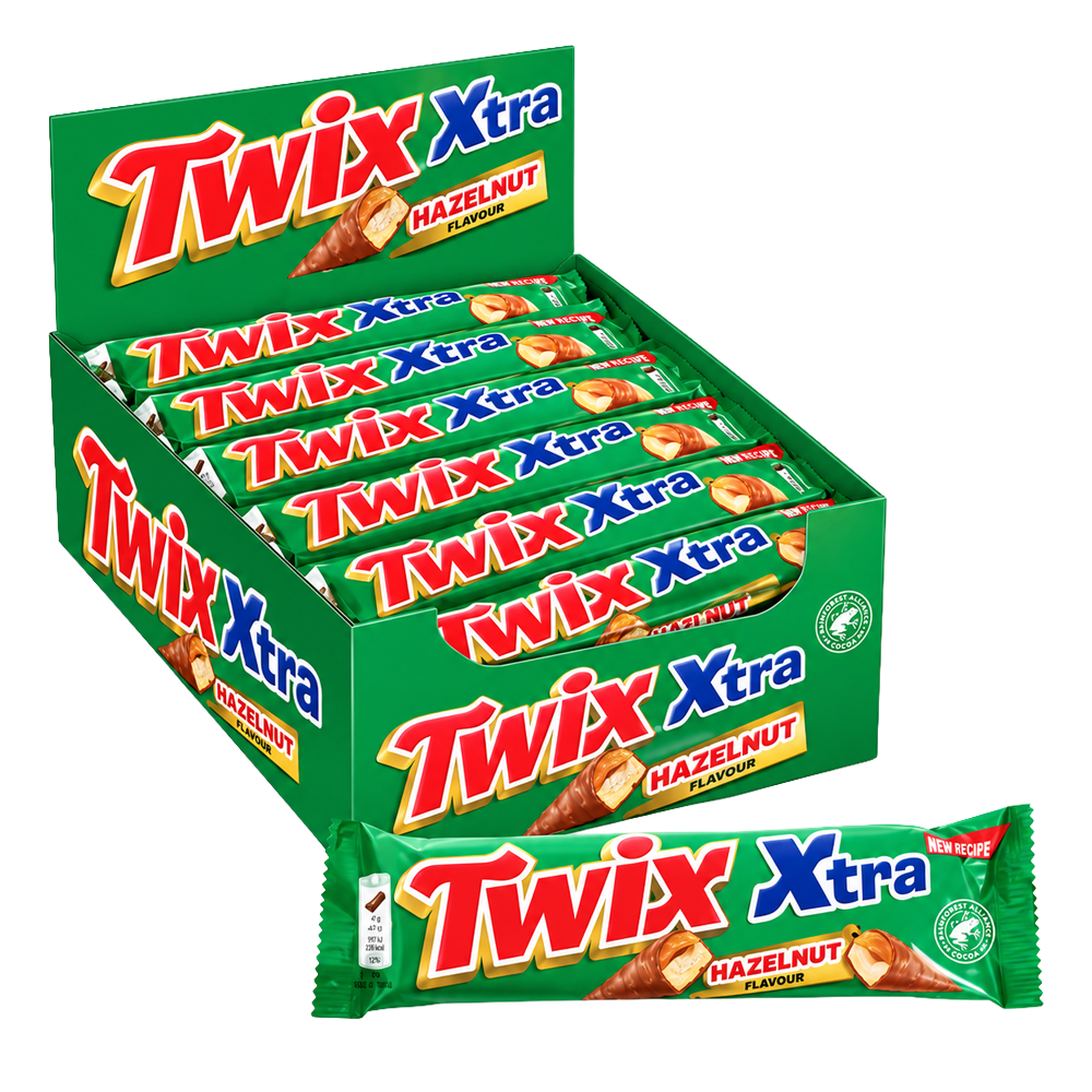 Twix hazelnut Kingsize xtra 75g x 24st