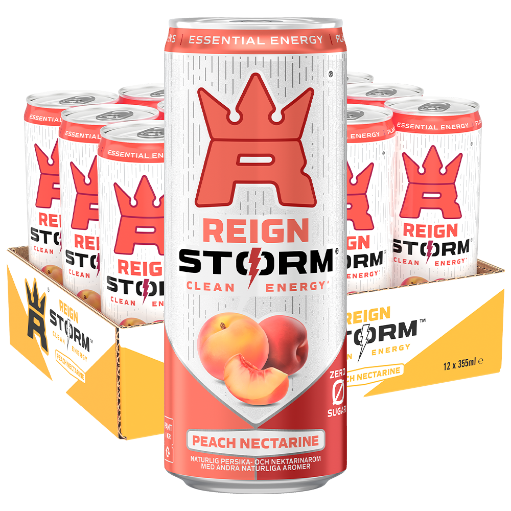 Reign Storm Peach Nectarin 355ml x 12st