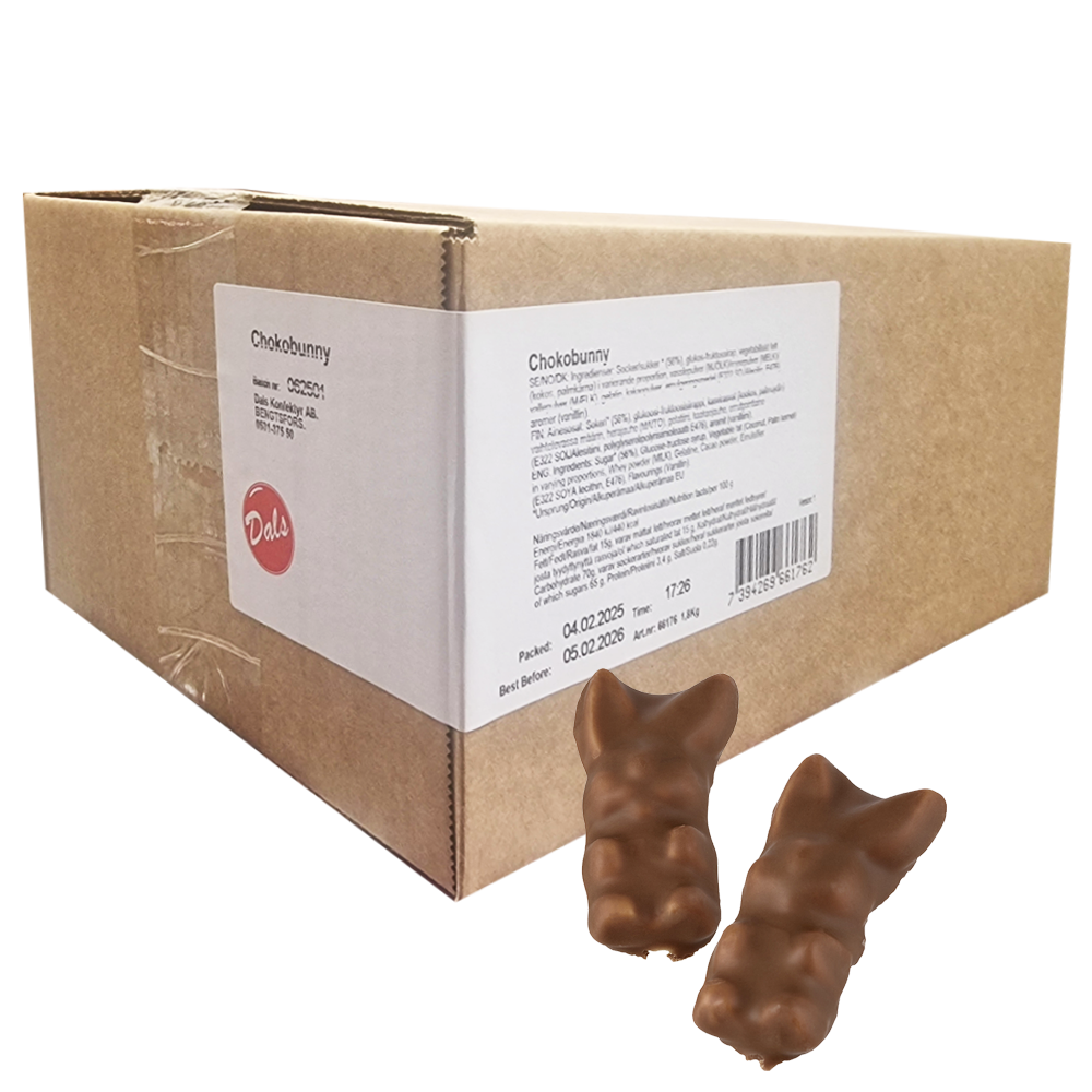 Påskharar Choklad 1,8kg