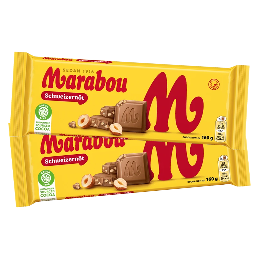 2st - Marabou Schweizernöt 160g