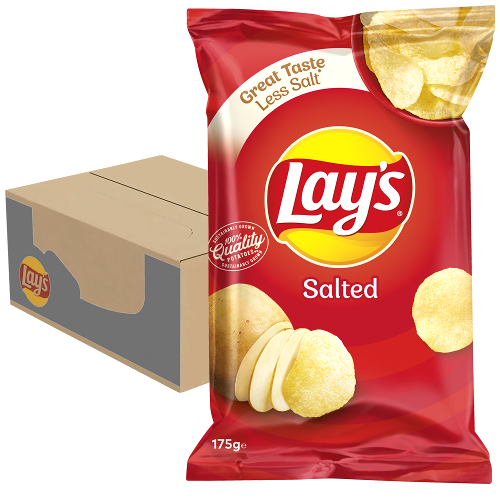 Lay´s Chips Salted 18st x 175g