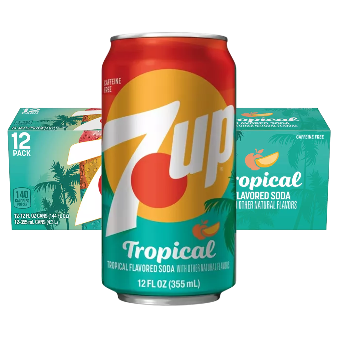 7UP Tropical 35,5cl x 12st