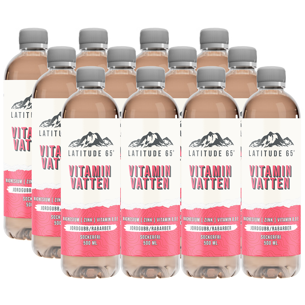 Latitude 65 Jordgubb/Rabarber 50cl x12st