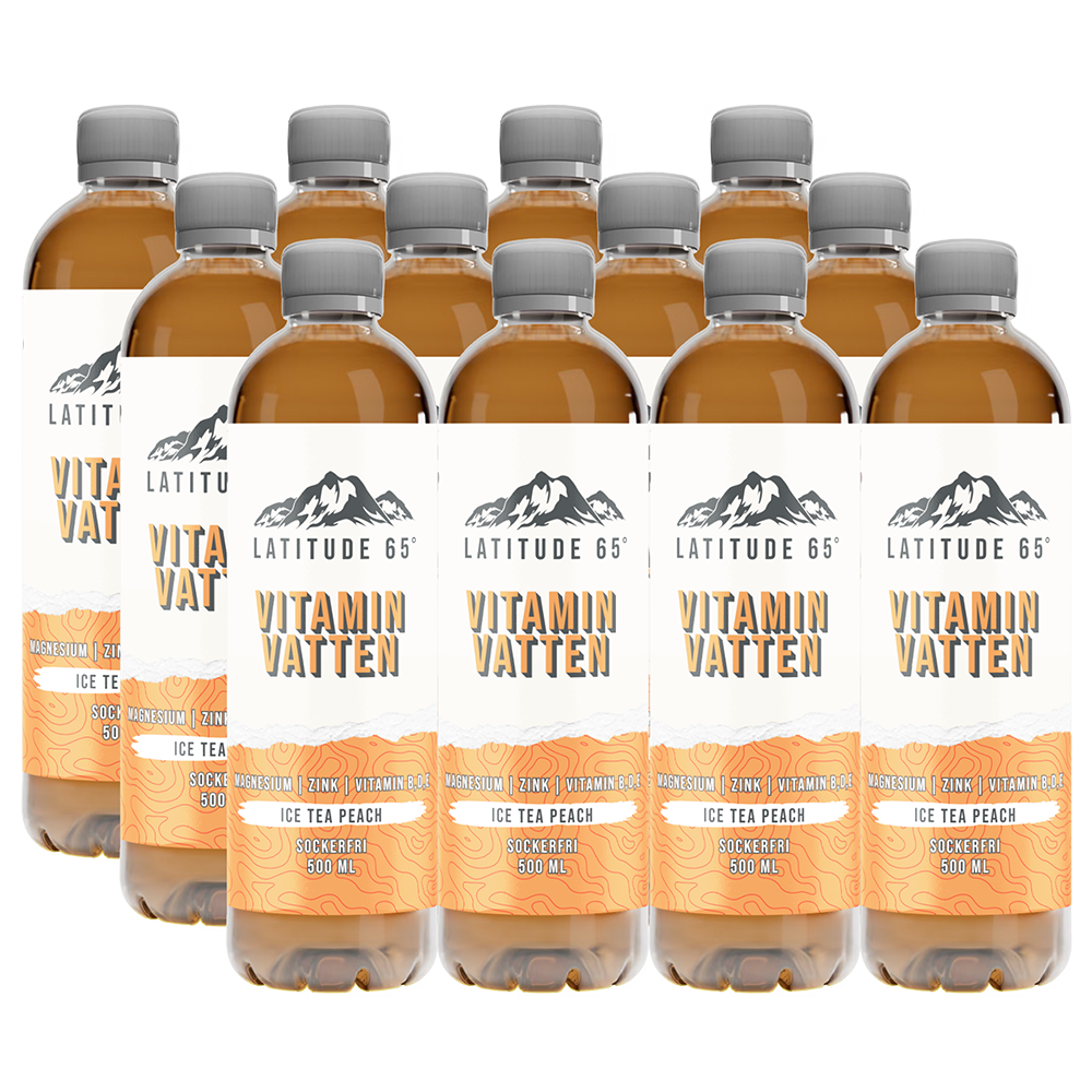 Latitude 65 Ice Tea Peach 50cl x 12st
