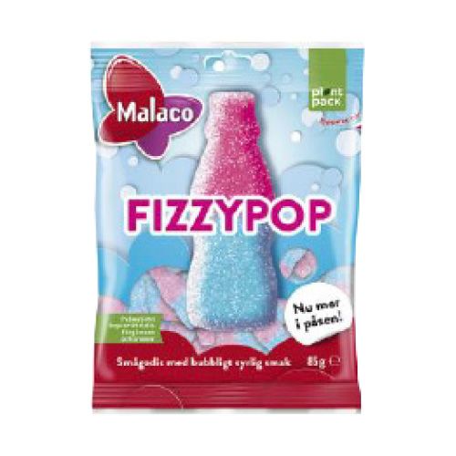 Malaco Fizzypop 85g x 28st