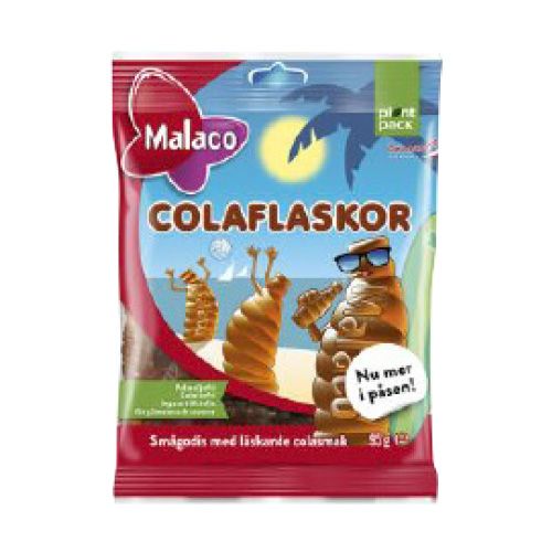 Malaco Colaflaskor 95g x 28st