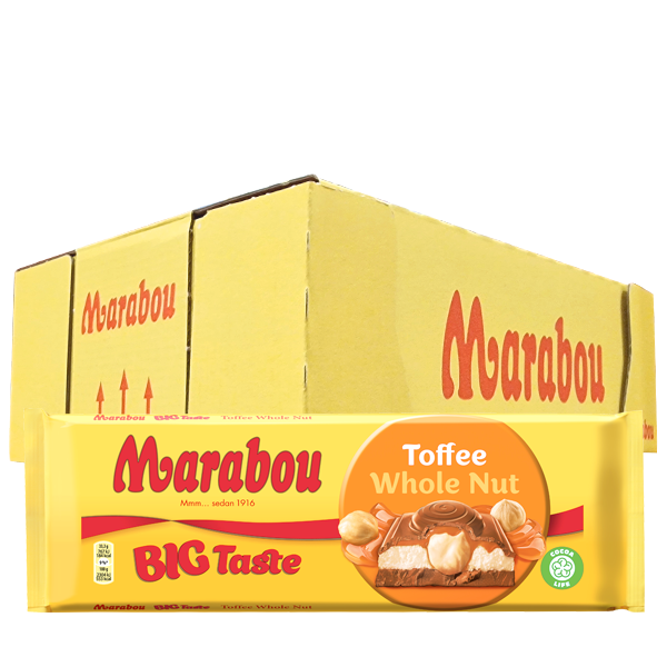 BIG Taste Toffee Whole Nut 300g x12