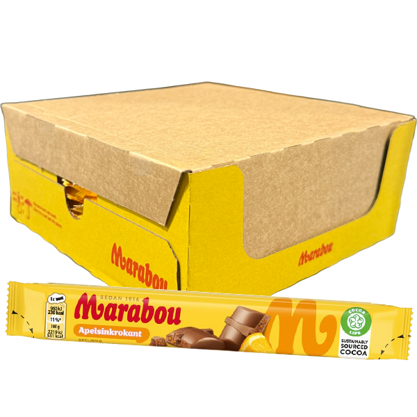 Marabou Apelsinkrokant 43g x 36st